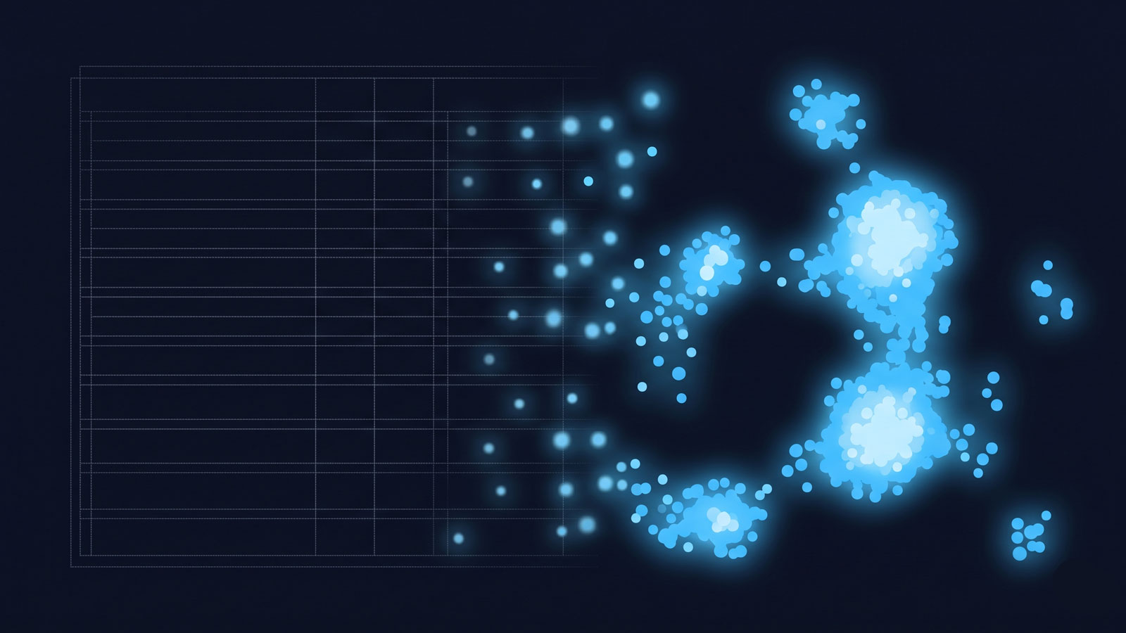 Classic testing pyramid silhouette overlaid with a bug-distribution scatter plot.